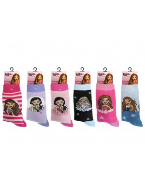 Girls Bratz Doll Socks