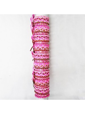 Friendship Bracelet On The Roll Assorted Pink