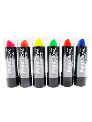 Paint Glow UV Neon Lipsticks - Assorted (12 pcs)
