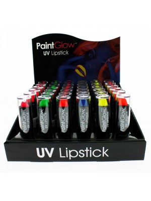 Paint Glow UV Neon Lipsticks - Full Tray (36 Pcs)