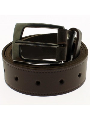 Men's Leather Belts 1.5" Wide - Dark Brown