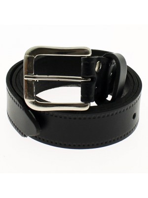 Men's Leather Belts 1.25" Wide - Navy