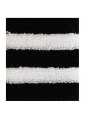 Black And White Stripes Design Sweatbands