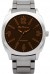 Ben Sherman Mens Silver Watch With Brown Face