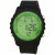 Henley Mens Black Strapped Green Dial Watch