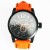 Henley Mens Large Dial Watch - Orange