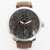 Henley Mens Large Round Dial Watch - Brown and Grey