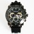 Henley Men's 3 Dial Design Watch - Black
