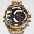 NY London Mens Large Multi Dial Design Watch - Gold