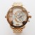 NY London Mens Large Multi Dial Design Watch - White / Rose Gold