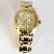 Softech Mens Crystal Encrusted Watch - Gold