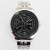 Softech Mens 3 Dial Dummy Design Watch - Silver & Black