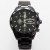 Softech Mens 3 Dial Design Watch - Black
