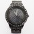 Softech Mens Crystal Encrusted Watch - Black