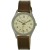 Ravel Mens Polished Round Fashion Watch - Silver with Brown Strap