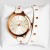 Eton Ladies Rose Gold Studded Watch - White