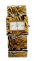 Eton Ladies Rectangular Case / Links Resin Bracelet Fashion Watch - Tiger