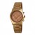 Henley Ladies Polished Bracelet Watch In Rose Gold
