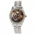 NY London Ladies Tiger Background Watch - Silver