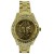 NY London Ladies Tiger Stone Jewelled Wrist Watch Gold