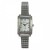 Ravel Ladies Polished Rectangular Watch - Silver