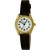 Ravel Ladies Polished Round Retro Style Watch - Gold
