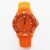Reflex Unisex Silicone Strap Sports Watch Orange