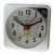 Acctim Ingot Quartz Mini Alarm Clock - Silver