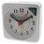 Acctim Ingot Quartz Mini Alarm Clock - White