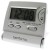 Acctim LCD Flip Alarm Clock - Silver