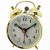 Acctim Mini Mechanical Bell Alarm Clock - Gold