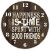 "Happiness Is The Time Spent with Good Friends" Wall Clock
