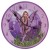 Fairy With Irises Wall Clock