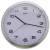Acctim Aylesbury Wall Clock - Silver 