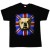 British Bulldog Design Black Cotton T-Shirt