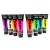 Paint Glow UV Neon Glow In The Dark Hair Gel - 8 Pcs
