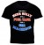 "It's Not A Beer Belly It's A Fuel Tank...'' Design Black Cotton T-Shirt