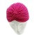 Jersey Turban Hat In Fuchsia Colour 