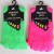 Ladies Neon Toe Socks- Plain