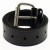 Men's Roller Buckle Plain Belts 1.5" Wide - Black 