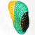 Soft Rayon Snood Hat Hair Net (Black,Green, Yellow)