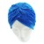 Velvet Turban Hat In Blue Colour