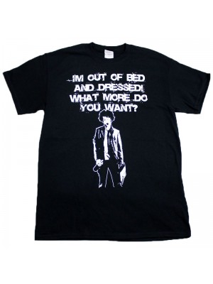 "I Got Dressed" Black Cotton T-Shirt
