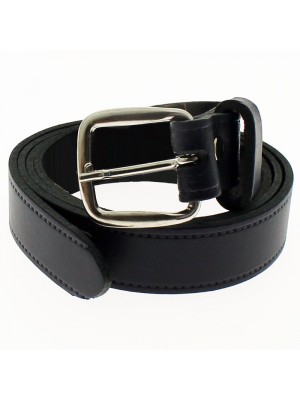 Men's Leather Belts 1" Wide - Navy