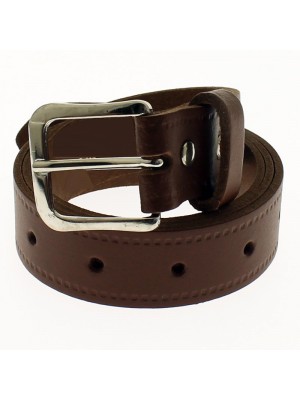 Men's Leather Belts 1.25" Wide - Tan