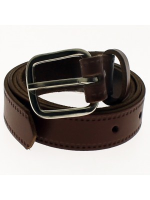 Men's Leather Belts 1" Wide - Tan