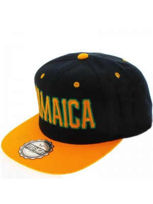 MU:KA: Design Snapback Cap Jamaica (Yellow)