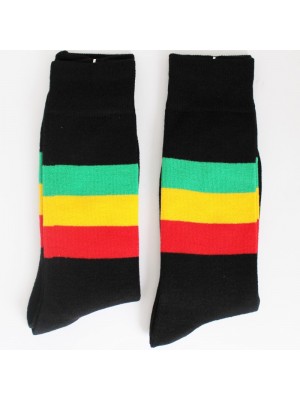 Rastafarian Flag Design Socks