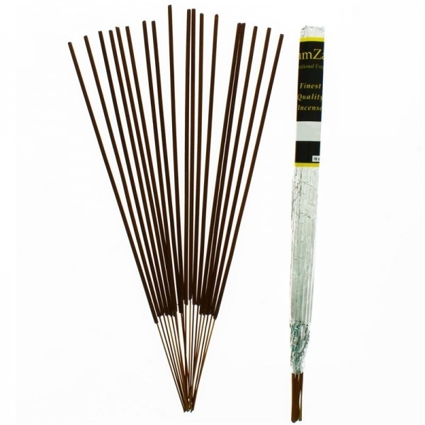 Zamzam Foil Wrapped Long Burning Incense Sticks Packs of 18 Sticks 